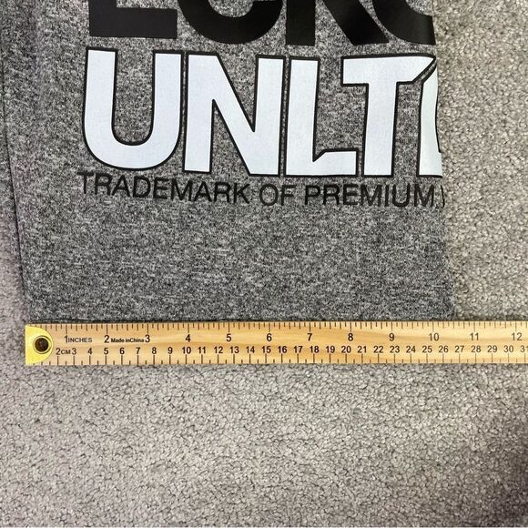 Ecko Unlimited Shorts Men's Medium Gray Fleece Lined Elastic Waist Pockets Gym - Picture 13 of 14